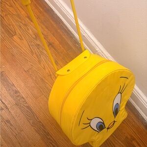 Yellow Tweety Kids Rolling Bag